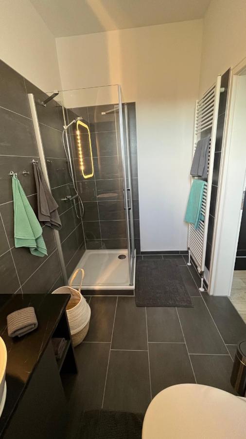 Ferienwohnung Mit Warnowblick 로스토크 외부 사진